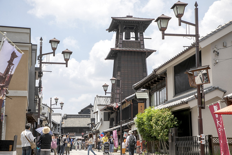 時の鐘、薬師神社