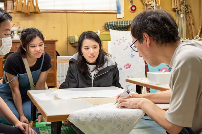 츠루미 염색 공예