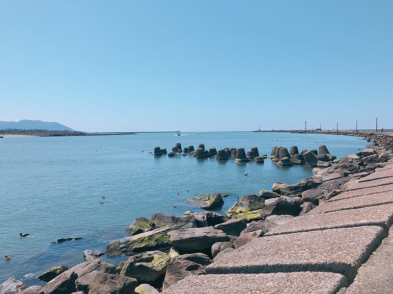 미쿠니항 에셀 제방