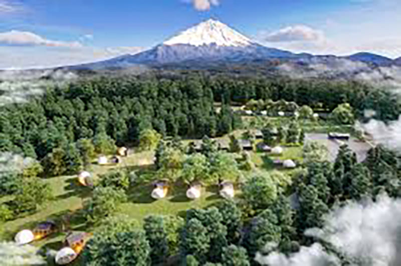 글램핑 빌리지 후지 가와구치호