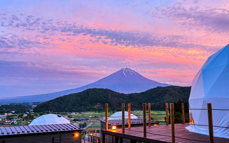 글램핑 후지산 가와구치호