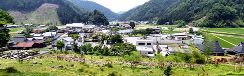 南丹市美山町 鶴岡地區