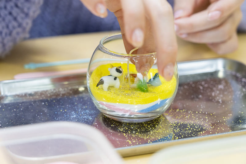 ガラス制作体験きららガラス未来館