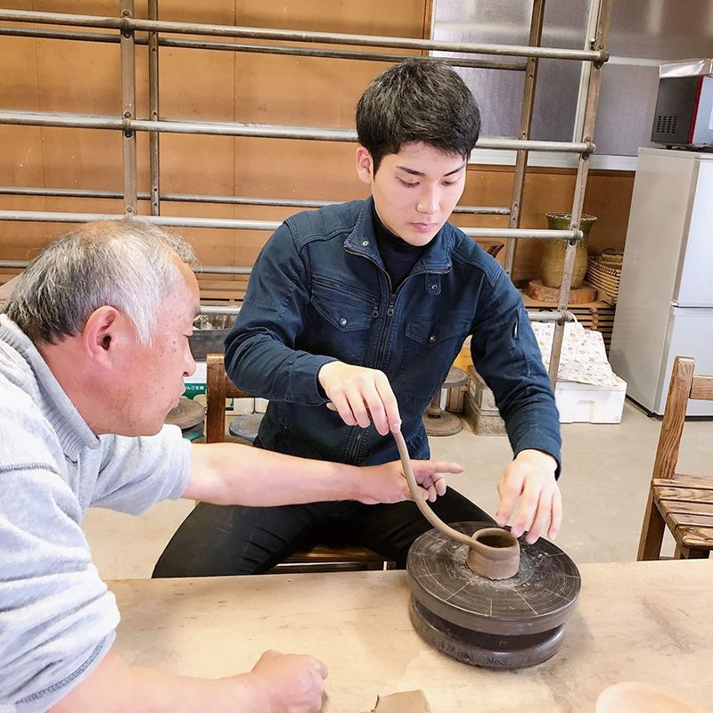 武雄焼やきもの体験　　くろかみ窯