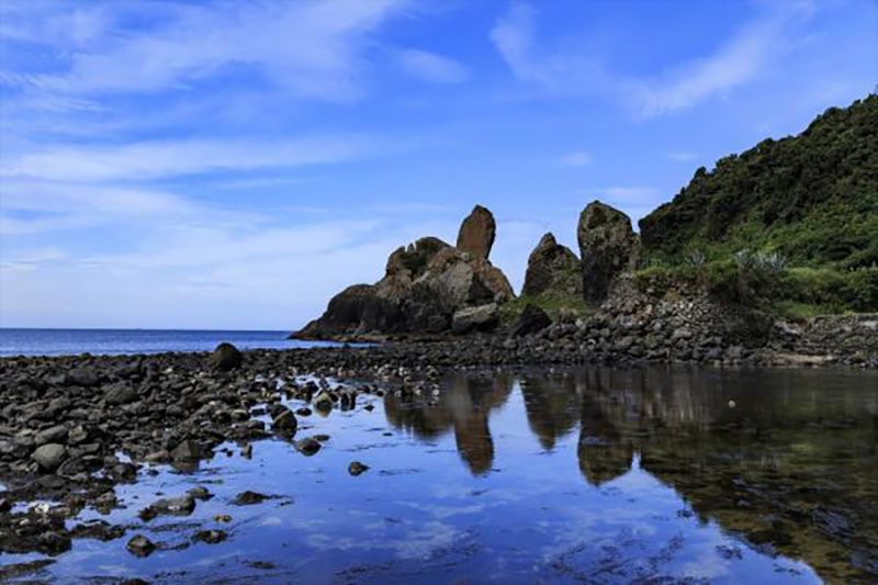 湊の立神岩