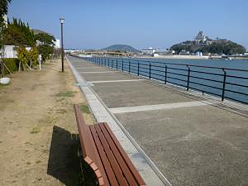 마쓰우라 강변 녹지 산책로